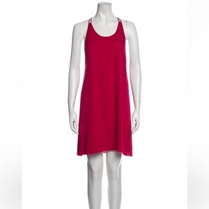 Alice + Olivia Pink Silk Mini Dress